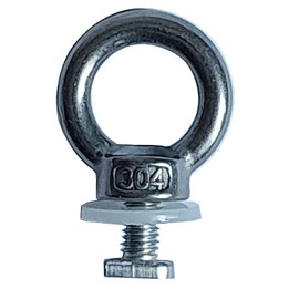 Cinsersr Hammer Head Screws M6 Ring Bolt M6 Ring Nut M6 304 Ring Nut Made of Stainless Steel with High Load Capacity for Attaching Eye Bolts for Hanging