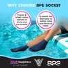 BPS 'Second Skin' Water Socks (Navy Blue - Low Cut