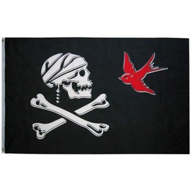 Trade Winds 3x5 Jolly Roger Pirate Jack Sparrow Flag 3'x5' House Banner Nylon Polyester Premium Fade Resistant