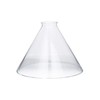 B&P Lamp® Clear Glass Deep Cone Shade with 9 Inch