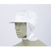 Octagonal Hat with Saucer, White/61-6133-18