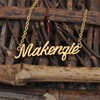 HUAN XUN Unique Made Best Friends Imani Name Necklace for