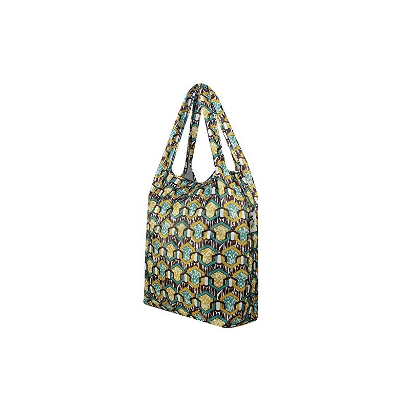 Re-Uz Trendy Folding Reusable Waterproof Carrier Shopper Supermarket Gym Swim