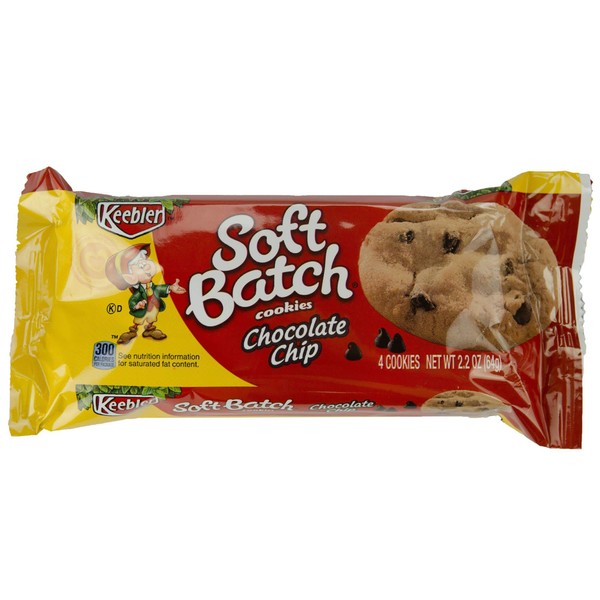 Soft Batch Chocolate Chip Grab 'n Go Snacks (Pack of 36)