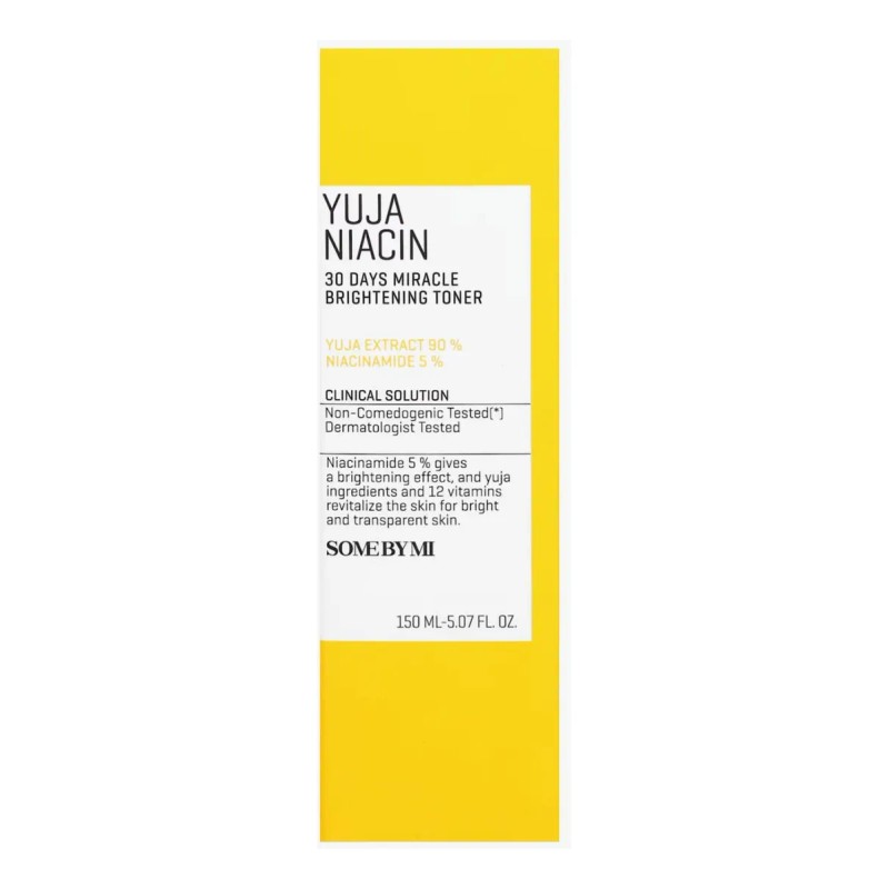 Tónico Iluminador Some By Mi Yuja Niacin 150ml Hipoalergénico Día/Noche