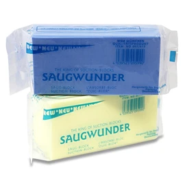SUGWUNDER PVA Sponge - Ultra Absorbent & Reversible - Set of 2 (Blue & Yellow) - Perfect for Kitchen, Bathroom, Car, Pets - Size: 100 x 50 x 30 mm