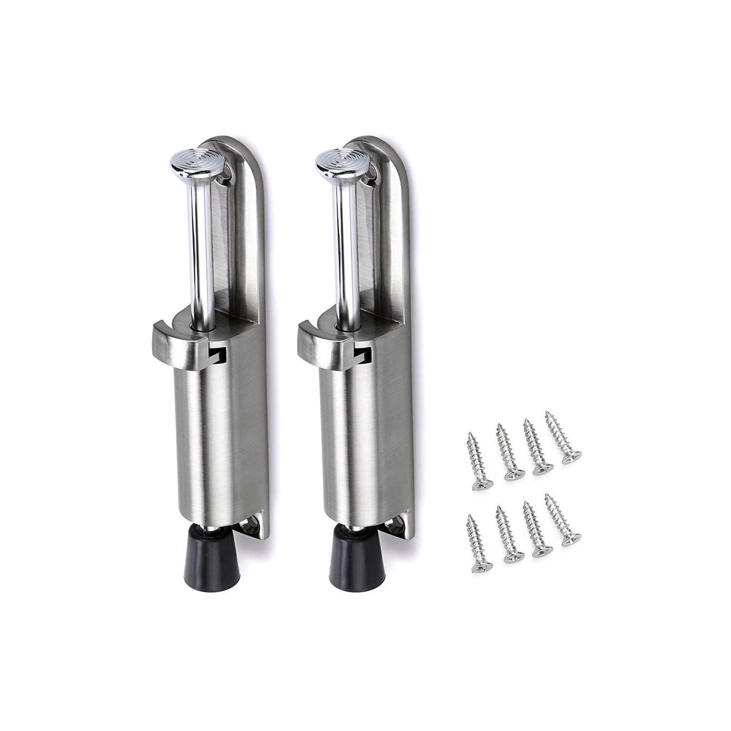 Sumnacon Kickdown Door Stops, Stainless Steel Easy Step Door Stopper ...