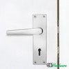 EAI Polished Chrome Door Handle Key Lock Set | 1