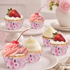 SKIDEC Floral Standard Cupcake Liners 400 Count Paper Baking Cups