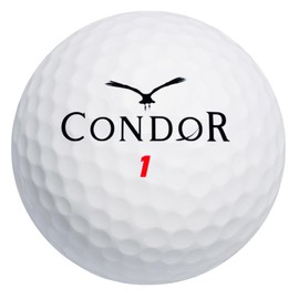 CONDOR Unisex-Adult Bola Golf Pack 12 Golfball, Weiß, Einheitsgröße