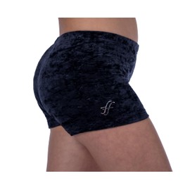 Fischer 77134 Girls' Velvet Gymnastics Shorty in Cloudy Velvet Look, Ökotex 100-Certified, Various Sizes and Colours, 164