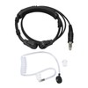 Throat Mic Earpiece 7.1mm Plug with Finger PTT Portable for