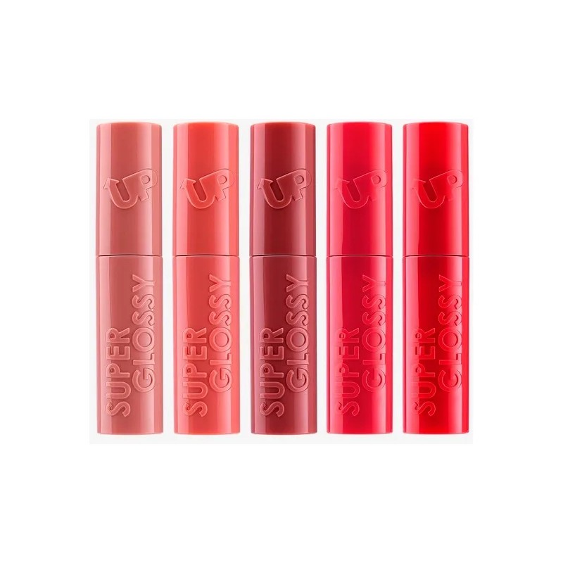 Lip Gloss Super Glossy Pink Up - Kit 5 Piezas