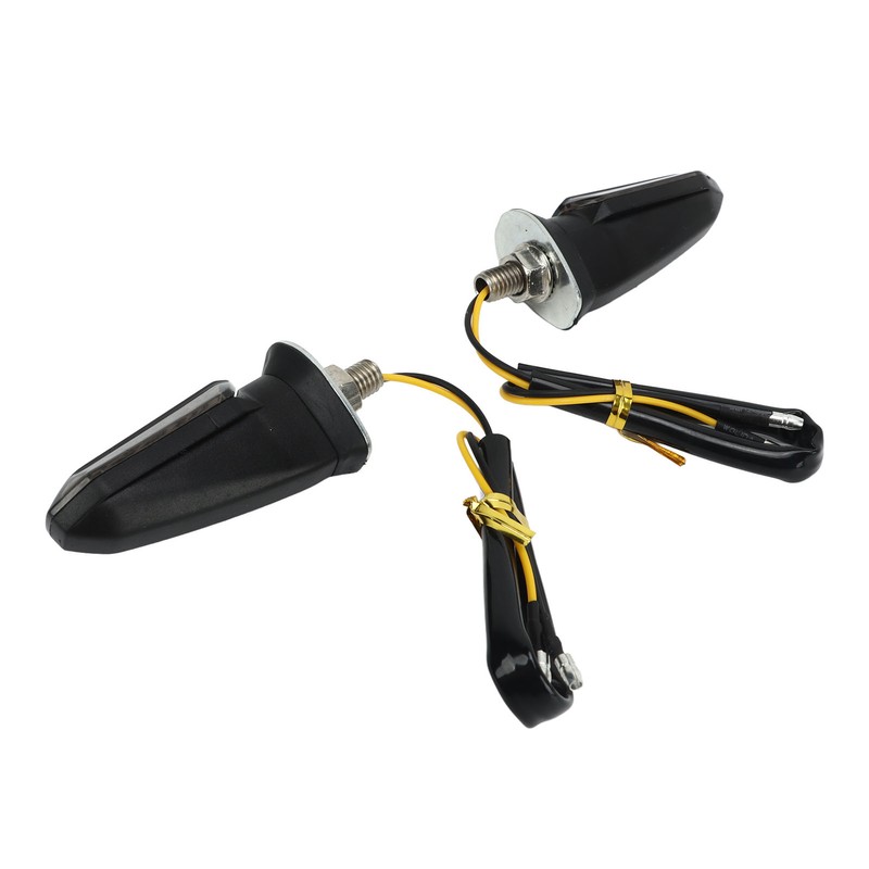 4Pcs Motorcycle LED Turn Signal Lights Mini Front Rear Indicator