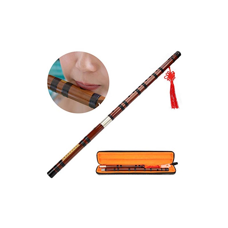Flauta de Bambú Profesional Walfront C Key 8 Años Flauta