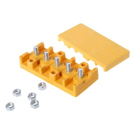 Angwang Electric Bicycle E Bike Motor Controller Connection Box - Insulation Box, Phase Battery Wire Connector, Three-Post Junction Box