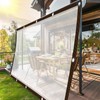 Clear Tarp, 10×12FT Plastic Tarps Heavy Duty Waterproof with Grommets,