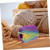 NUOBESTY 1 Roll Cotton Yarn Knitting Yarn Material Dyed for