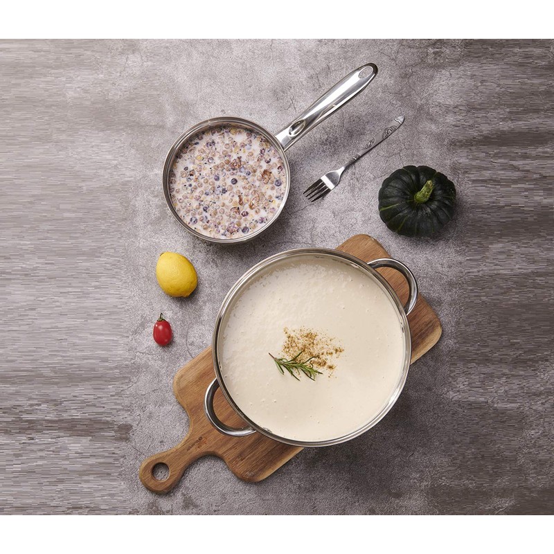Heim Concept Cookware Set W-001 12-Piece Stainless Steel Pots and
