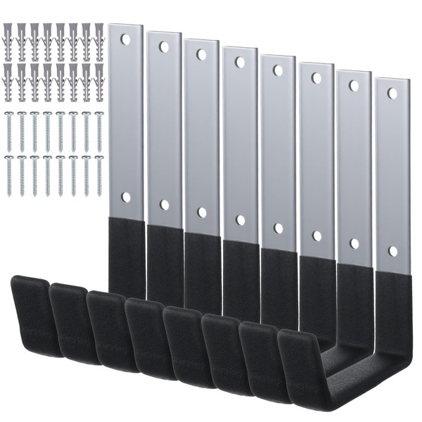 Nodaaiie Heavy Duty Garage Hooks 8-Pack Wall Mount Storage Hooks
