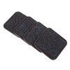 TEHAUX 4pcs Non Slip Furniture Pads Durable Skid Caster Feet