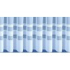 Maple Textiles Horizon Semi-Plain Stripe Ribbon Band White Net Curtain