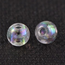 Handicraft Emporium | Transparent Acrylic Beads | Round | Approx 10g | Clear | 4mm