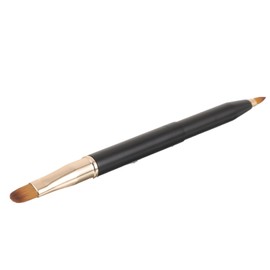 Outanaya Dual Ended Lip Brush Applicator for Lip Balm Gloss and Concealer Ergonomic Design Portable Makeup Tool for Women for Home Professional Use