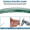 60pcs Fishing Leader Wire Rig Sturdy Stainless Steel Line Wire