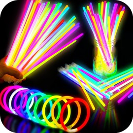 50 Pieces (Rumica) Glowing Bracelets, 10 Colors, Luminous Bracelet, Joint Set, Festivals, Gifts, Wholesalers, Children, Large Amounts, Children's Glowing Bracelets, Festivals, Events, Weddings, Cultural Festivals, Polyethylene, Glass