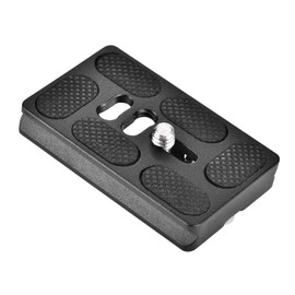 Quick Release Plate with 1/4 Inch Screw Attachment 40/50/60/70/100 mm Quick Release Adapter for Arca for Benro Monopod Tripod Ball Head SLR Camera (PU60)