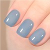 GAOY Jelly Nude Blue Gel Nail Polish, 16ml Sheer Neutral