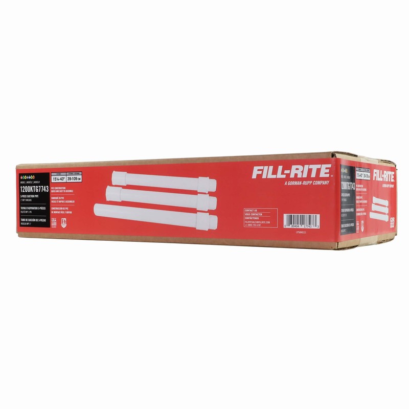 Fill-Rite 1200KTG7743 3-Pc. Suction Pipe - 1" x 44"