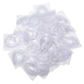 200 Pcs Disposable Plastic Shower Caps - Clear Shower Caps - Large Elastic Thick Bath Cap For Women Spa, Home Use, Hotel, Hair Salon and More