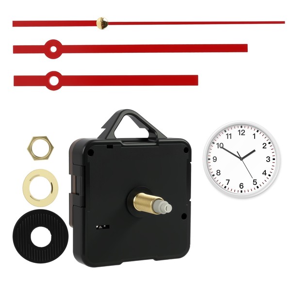 Silent Quartz Clock Mechanism Kit, Replacement Clock Movement, High Torque