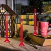 SEHNSY Red Flameless Taper Candles with Remote and Timer,Valentine Flameless