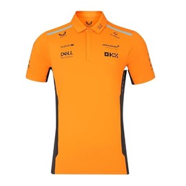 Castore McLaren F1 2024 Men's Team Polo Shirt - Small - Papaya