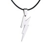 papapanda Flash Necklace Made of Alloy with Black PU Band