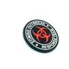 Zombie Outbreak Response Team Biohazard PVC Airsoft Patch Red