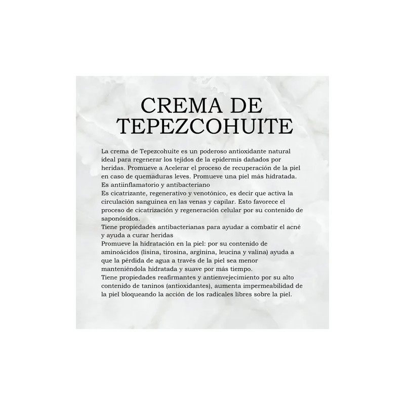 Crema De Tepezcohuite | A Granel 1kg