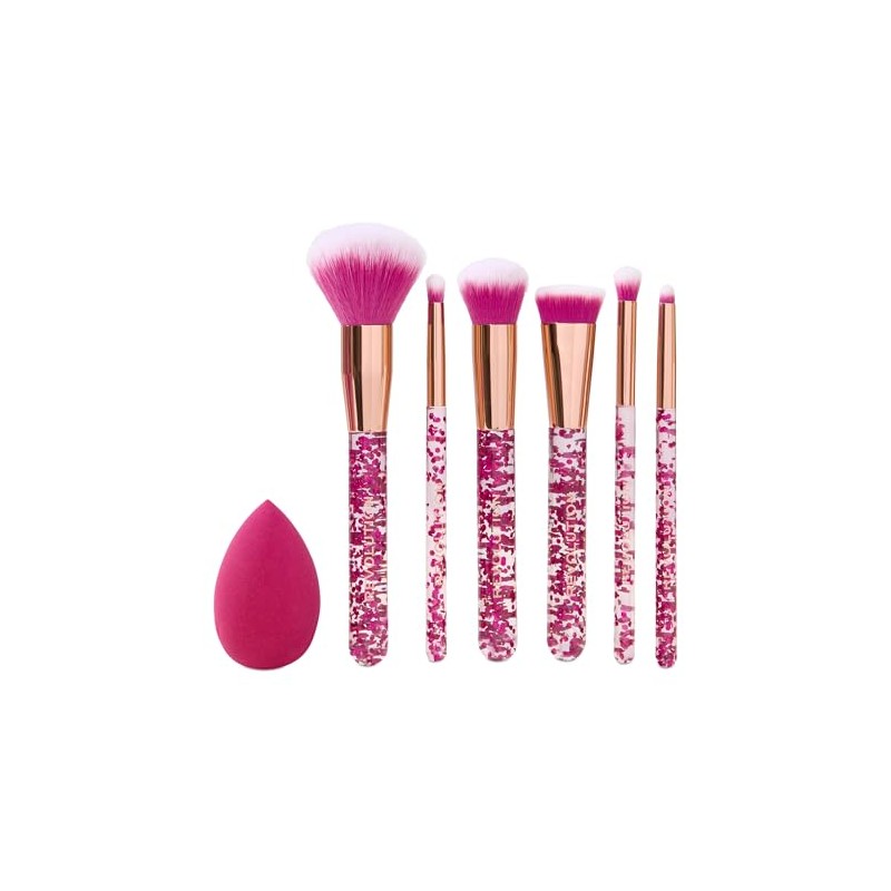 Revolution Full Look Makeup Brush Gift Set, 7-Piece Eye, Face