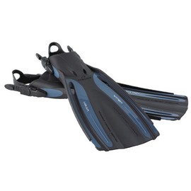 New Oceanic Viper Open Heel Scuba Diving Fins - Slate Blue (Size 5-7/X-Small)