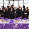 Mindsoft 24 Pcs 2026 Graduation Cap Decorations Mason Jar Lid