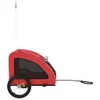 vidaXL Pet Bike Trailer - Red Iron Bicycle Pet Cart