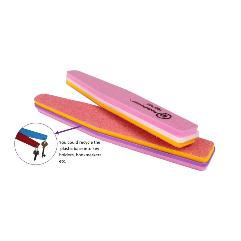 TradeProvider® Nail File 100 Grit Beta Refill Pack, (10 Pieces)