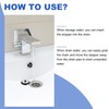 uxcell 1.57" Bathtub Drain Stopper, Universal Rubber Sink Cover Plug,