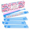 4-Pack Clear Mahjong Racks & Pushers for Game Night –