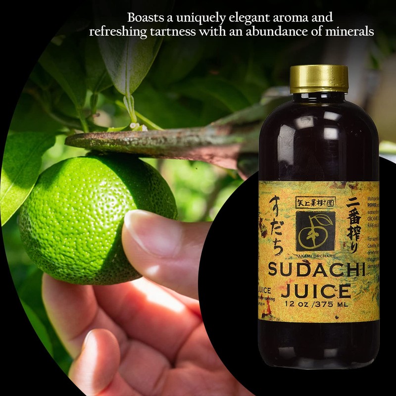 Yakami Orchard 100% Pure Japanese Sudachi Juice, 12 Ounce (Pack