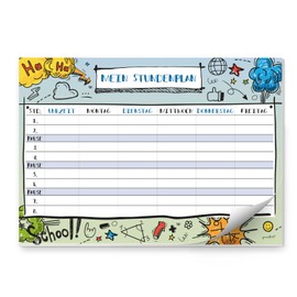 Younikat Wipeable A4 Timetable [German Language Product]