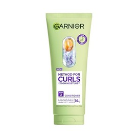 Garnier Method for Curls Hyaluronic Moisture Complex Conditioner 200ml | With 14% Hyaluronic Moisture Complex, Effectively Smooths, Makes Detangling 5x Easier, For all curl types. Vegan